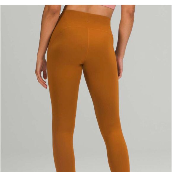 Women Lululemon Instill High-Rise Tight 25" in Butternut Brown Size 6 - Picture 2 of 10